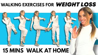 15 Minute Walk at Home  Walking Exercise for Weight Loss [upl. by Stewart]