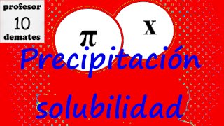 Calcular la solubilidad de una sal TRUCOS miligramos litro [upl. by Cony349]