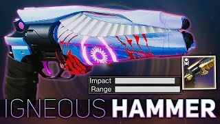 Igneous Hammer Review The God Roll  Destiny 2 Season of the Chosen [upl. by Neerod]