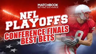 NFL CONFERENCE FINALS BEST BETS [upl. by Enait43]