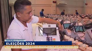 TREPI deve receber 3600 novas urnas até o fim deste mês para as eleições 2024 [upl. by Atsyrk]