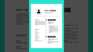 cv format for job  best cv format [upl. by Jt]