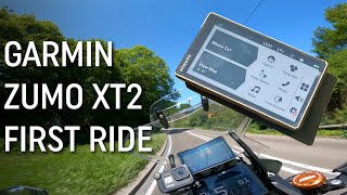 Garmin Zumo XT2 first impressions amp VLOG [upl. by Dulcine779]