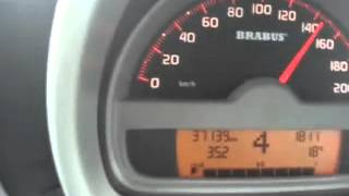 Smart 451 brabus inside sound and acceleration [upl. by Romulus282]