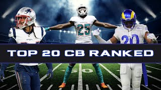 Ranking The Top 20 Cornerbacks in the NFL 2021 [upl. by Killion]