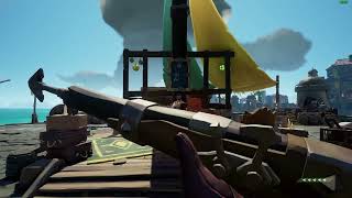 Sea of Thieves Season 14  How to get and use New Weapon Grapple Gun Blowpipe and Disguises [upl. by Burnard466]