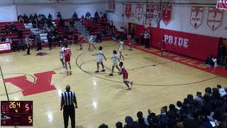 Rancocas Valley High School vs Burlington Township High School Mens Varsity Basketball [upl. by Labanna675]