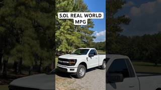 2024 F150 50 4x4 REAL WORLD FUEL ECONOMY [upl. by Cailean]