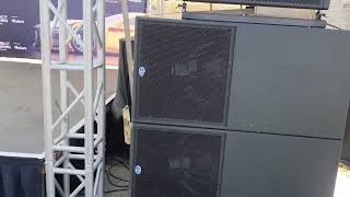 Danley Sound labs TH18XL Subs at the SA Festival of Motoring this Past weekend news audio [upl. by Roldan919]