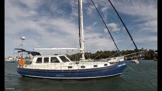 Roberts Spray 43 Pilot House cruising yacht  Walkthrough [upl. by Lexine]