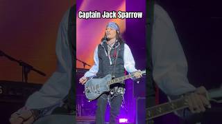 Johnny Depp or Captain Jack Sparrow on Guitar  HollywoodVampires johnnydepp guitar shorts [upl. by Buzzell]