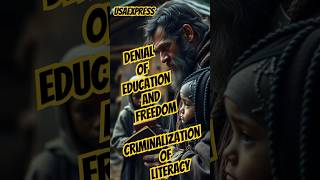 Denial of Education and Freedom Criminalization of Literacy usahistory shorts [upl. by Bartolomeo]