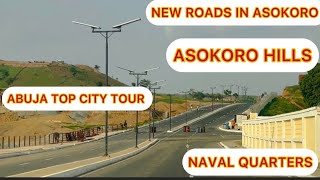 ABUJA NIGERIA TOP CITY TOUR NEW ROADS IN ASOKORO NOBODY SHOWS YOU ASOKORO HILLS NAVY QUARTERS [upl. by Godred]