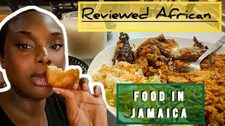 I reviewed the first AFRICAN Restaurant in Jamaica montegobay [upl. by Mellen]