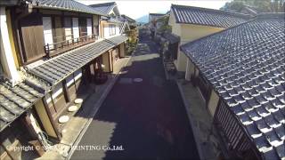 Japan traditional street view from drone 内子町 空撮 ドローン [upl. by Gimpel]