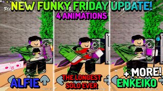 New Funky Friday Update Animation Showcase Psychic Enkeiko Alfie amp Longest Solo Ever Animation [upl. by Onofredo]