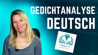 Gedichtanalyse Deutsch Oberstufe [upl. by Neros]