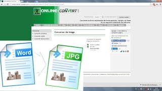 Como convertir online un archivo WORD a JPG imagen  SIN PROGRAMAS [upl. by Armillia298]