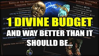 PATH of EXILE on Only 1 Div Budget  A Power Charge Stacking Arc Build for Next to Nothing  323 [upl. by Ranzini300]