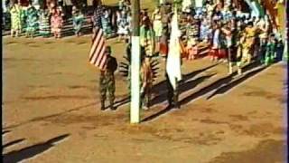 Fort Duchesne 4th od July Pow Wow 1991 Flag Song by Northern Cree [upl. by Anivad]