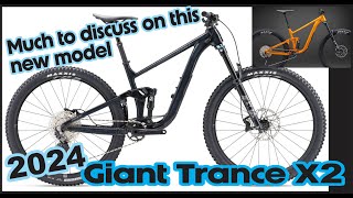 2024 Giant Trance X2 Review Description and Discussion of one of our favorite MTB trail bikes [upl. by Yovonnda]