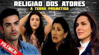 Religião dos Atores de A Terra Prometida  Novela Bíblica da Record [upl. by Felicity808]