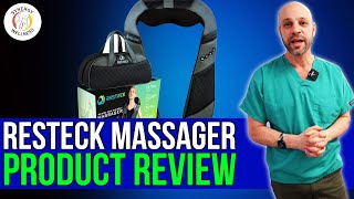 RESTECK Shiatsu Kneading Shoulder amp Neck Massager  Product Review [upl. by Derrej361]