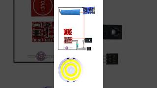 Ttp223 Touch Sensor Switch On Off Circuit Diagram  ttp223 touchswitch diyprojects shorts diy [upl. by Alliuqet422]