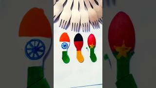 independence art  15 August flag painting 🎨🖌️🇮🇳15august army shorts drawing art diy [upl. by Ayatal392]