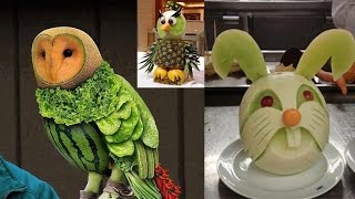 Brilliant Fruit Carving Arts full ᴴᴰ █▬█ █ ▀█▀ [upl. by Yetti]