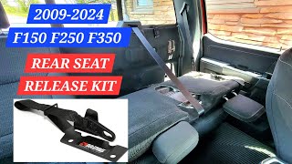 20092024 FORD FSERIES REAR SEAT RELEASE KIT [upl. by Saihtam]