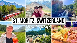 St Moritz Switzerland Summer Travel Guide 🇨🇭 Where To Go and What To Do [upl. by Nnaeirelav]