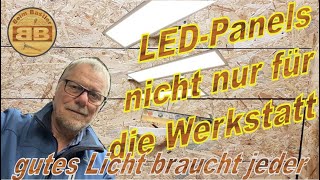 📣Vorstellung Vevor LED Deckenleuchte  Gruppieren der Panel ganz einfach Test mit dem Stromzähler [upl. by Lilia]