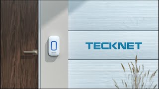 TECKNET Wireless Doorbell with RGB Light [upl. by Atillertse]