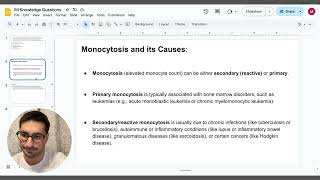 IM Knowledge Q1 Pt with Monocytosis [upl. by Aneehsyt107]