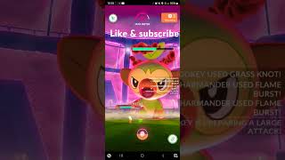 DYNAMAX BATTLE Charmander Vs Grookey in PokemonGo [upl. by Hannis]