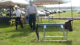 Lariat throwing lesson at Days of Culture [upl. by Betty]