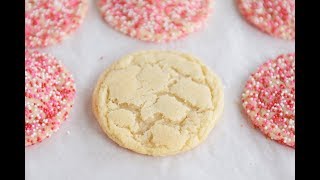 Easy Soft and Chewy Drop Sugar Cookies No rolling or cutting out [upl. by Noelopan760]