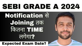 SEBI GRADE A 2024 Expected Exam Dates  Notification se Joining Tak Kitna Time Lagega [upl. by Fairbanks882]