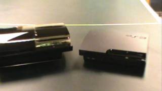 PS3 Slim vs PS3 Fat ComparisonReview [upl. by Yeldnarb152]