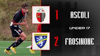 Highlights Under 17  AscoliFrosinone 12  Ascoli Calcio [upl. by Rede]