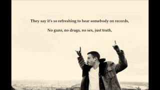 Macklemore x Ryan Lewis ft Evan Roman  A Wake lyrics [upl. by Anez]