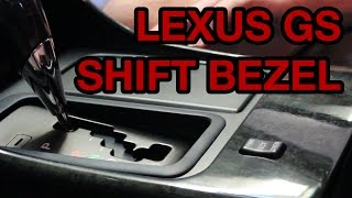 19982005 Lexus GS Shift Bezel Replacement [upl. by Gadmon]