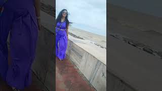 sunset ka time ho thandi thandi ret ho music beach song trendingshorts newshorts shorts [upl. by Kamp]