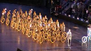 Edinburgh tattoo 2011 Band of the Royal Netherlands Army Mounted Regiments Bicycle regiment [upl. by Meagan]