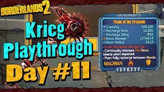 Borderlands 2  Krieg Reborn Playthrough Funny Moments And Drops  Day 11 [upl. by Algie882]