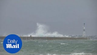 Cyclone warning as galeforce winds batter Greece [upl. by Erickson436]