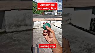 jumper ball outswing tipsjumper ball से outswing kaise करेshorts cricket tips tutorial [upl. by Philbin]