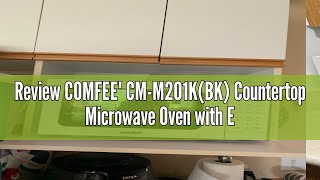 Review COMFEE CMM201KBK Countertop Microwave Oven with Express Cook 6 Preset Menus and Kitchen [upl. by Fayth]