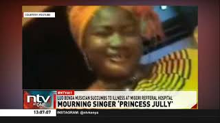 Kenyans mourn popular Dunia Mbaya singer Princess Jully [upl. by Alleusnoc]